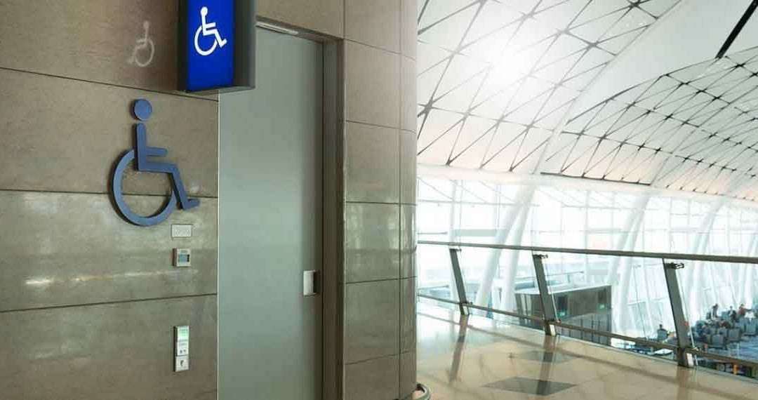 Aviso para baños discapacitados