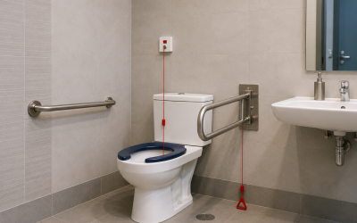 Dónde instalar los tiradores de emergencia en un baño accesible (guía práctica)
